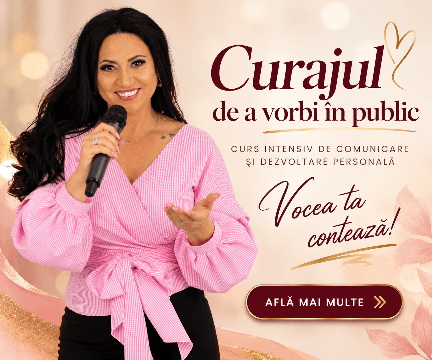 Curajul de a vorbi în public